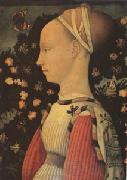 Antonio Puccio Called Pisanello Portrait of Ginevra d'Este (mk05) Spain oil painting reproduction